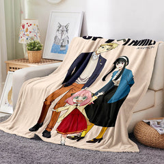 2025 NEW Spy x Family Flannel Fleece Blanket Throw Blanket for Room Decoration