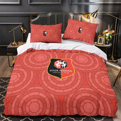 2025 NEW Stade Rennais Football Club Bedding Set Quilt Cover Without Filler