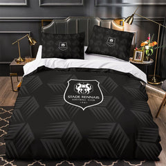 2025 NEW Stade Rennais Football Club Bedding Set Quilt Cover Without Filler