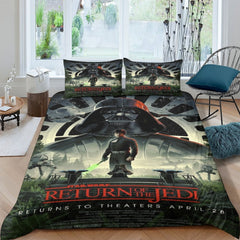 2026 NEW Star Wars Episode Vi Return Of The Jedi Bedding Set Quilt Duvet