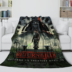 2025 NEW Star Wars Episode Vi Return Of The Jedi Blanket Flannel Throw