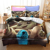 2026 NEW Star Wars The Mandalorian Baby Yoda Bedding Set Duvet Cover Bed Sets