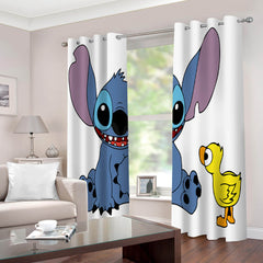 2025 NEW Stitch Curtains Cosplay Blackout Window Drapes for Room Decoration