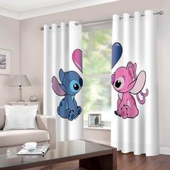2025 NEW Stitch Curtains Cosplay Blackout Window Drapes for Room Decoration
