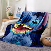 2025 NEW Stitch Pattern Blanket Flannel Throw Room Decoration
