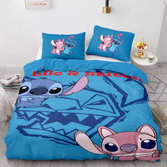 2026 NEW Stitch and Scrump Bedding Set Quilt Duvet Cover Bed Sets Room Decoration