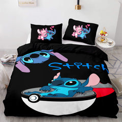 2026 NEW Stitch and Scrump Bedding Set Quilt Duvet Cover Bed Sets Room Decoration