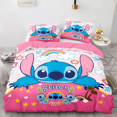 2026 NEW Stitch and Scrump Bedding Set Quilt Duvet Cover Bed Sets Room Decoration