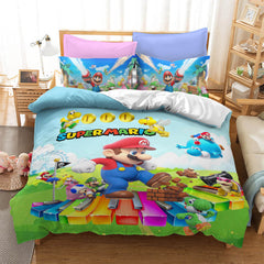 2026 NEW Super Mario Bedding Sets Pattern Quilt Cover Without Filler