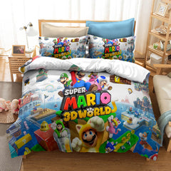 2026 NEW Super Mario Bedding Sets Pattern Quilt Cover Without Filler