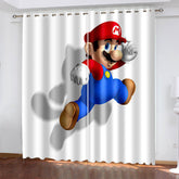 2025 NEW Super Mario Curtains Cosplay Blackout Window Drapes