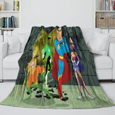 2025 NEW Teen Titans Go Blanket Flannel Throw Room Decoration
