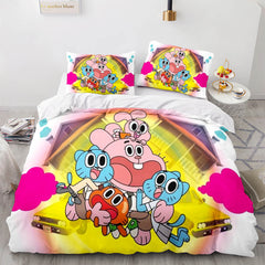 2026 NEW The Amazing World of Gumball Bedding Set Quilt Duvet Cover Bedding Sets