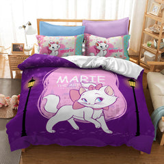 2026 NEW The Aristocats Marie Cat Bedding Sets Quilt Cover Without Filler