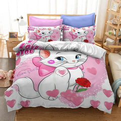 2026 NEW The Aristocats Marie Cat Bedding Sets Quilt Cover Without Filler