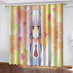 2025 NEW The Demon Girl Next Door 2nd Season Curtains Blackout Window Drapes
