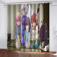 2025 NEW The Demon Girl Next Door 2nd Season Curtains Blackout Window Drapes
