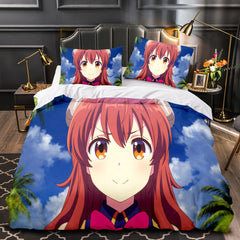 2026 NEW The Demon Girl Next Door Bedding Set Cosplay Quilt Duvet Cover Bed Sets