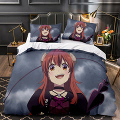 2026 NEW The Demon Girl Next Door Bedding Set Cosplay Quilt Duvet Cover Bed Sets