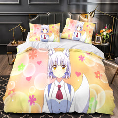 2026 NEW The Demon Girl Next Door Bedding Set Cosplay Quilt Duvet Cover Bed Sets