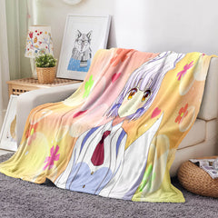 2026 NEW The Demon Girl Next Door Flannel Fleece Blanket Throw Cosplay Blanket