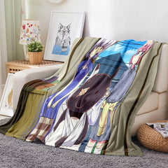 2026 NEW The Demon Girl Next Door Flannel Fleece Blanket Throw Cosplay Blanket
