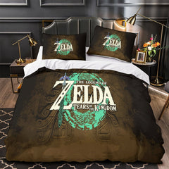 2026 NEW The Legend of Zelda Pattern Bedding Set Quilt Duvet Cover Room Decoration