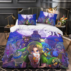 2026 NEW The Legend of Zelda Pattern Bedding Set Quilt Duvet Cover Room Decoration