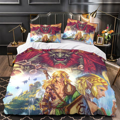 2026 NEW The Legend of Zelda Tears of the Kingdom Bedding Set Quilt Duvet Cover