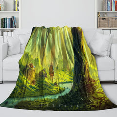 2025 NEW The Legend of Zelda Blanket Flannel Fleece Throw Room Decoration