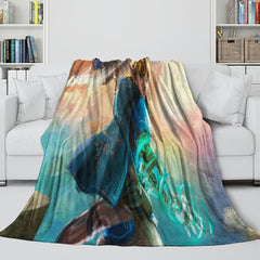 2025 NEW The Legend of Zelda Blanket Flannel Fleece Throw Room Decoration