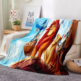 2025 NEW The Lion King Blanket Flannel Throw Room Decoration