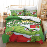 2026 NEW The Grinch Cosplay Bedding Set Duvet Cover Sets