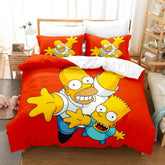 2025 NEW The Simpsons Cosplay Bedding Set Quilt Cover Without Filler