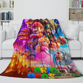 2025 NEW The Super Mario Bros Movie Blanket Flannel Fleece Throw