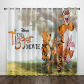 2025 NEW The Tigger Movie Curtains Pattern Blackout Window Drapes