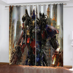 2025 NEW The Transformers Curtains Cosplay Blackout Window Drapes Room Decoration