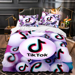 2026 NEW Tiktok Pattern Bedding Sets Tik Tok Quilt Duvet Without Filler