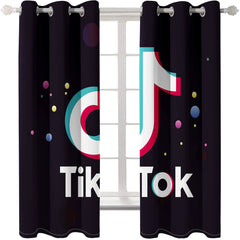 2025 NEW Tiktok Curtains Blackout Window Treatments Drapes for Room Decoration