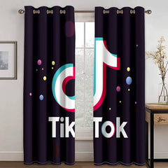 2025 NEW Tiktok Curtains Blackout Window Treatments Drapes for Room Decoration