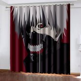 2025 NEW Tokyo Ghoul Curtains Pattern Blackout Window Drapes