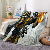 2025 NEW Transformers Pattern Blanket Flannel Throw Room Decoration