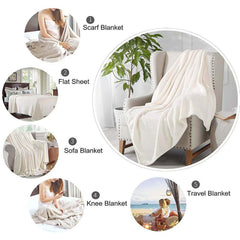 2025 NEW Under The Boardwalk Blanket Flannel Fleece Throw Room Decoration
