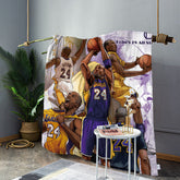 Black Mamba Basketball Kobe Quilt Blankets for Summer