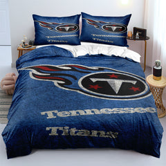 Tennessee Football Titans  Duvet Cover Quilt Cover Pillowcase Bedding Set Bed Linen Home Bedroom Decor