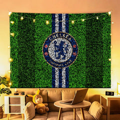 2025 New Chelsea Football Club Wall Decor Hanging Tapestry Home Bedroom Living Room Decoration Wall Decor