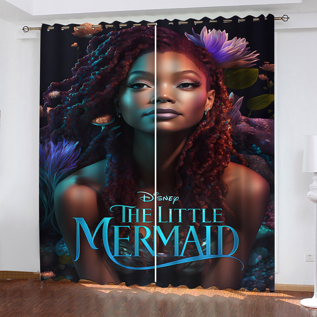 The Little Mermaid #2 Blackout Curtain for Living Room Bedroom Window Treatment