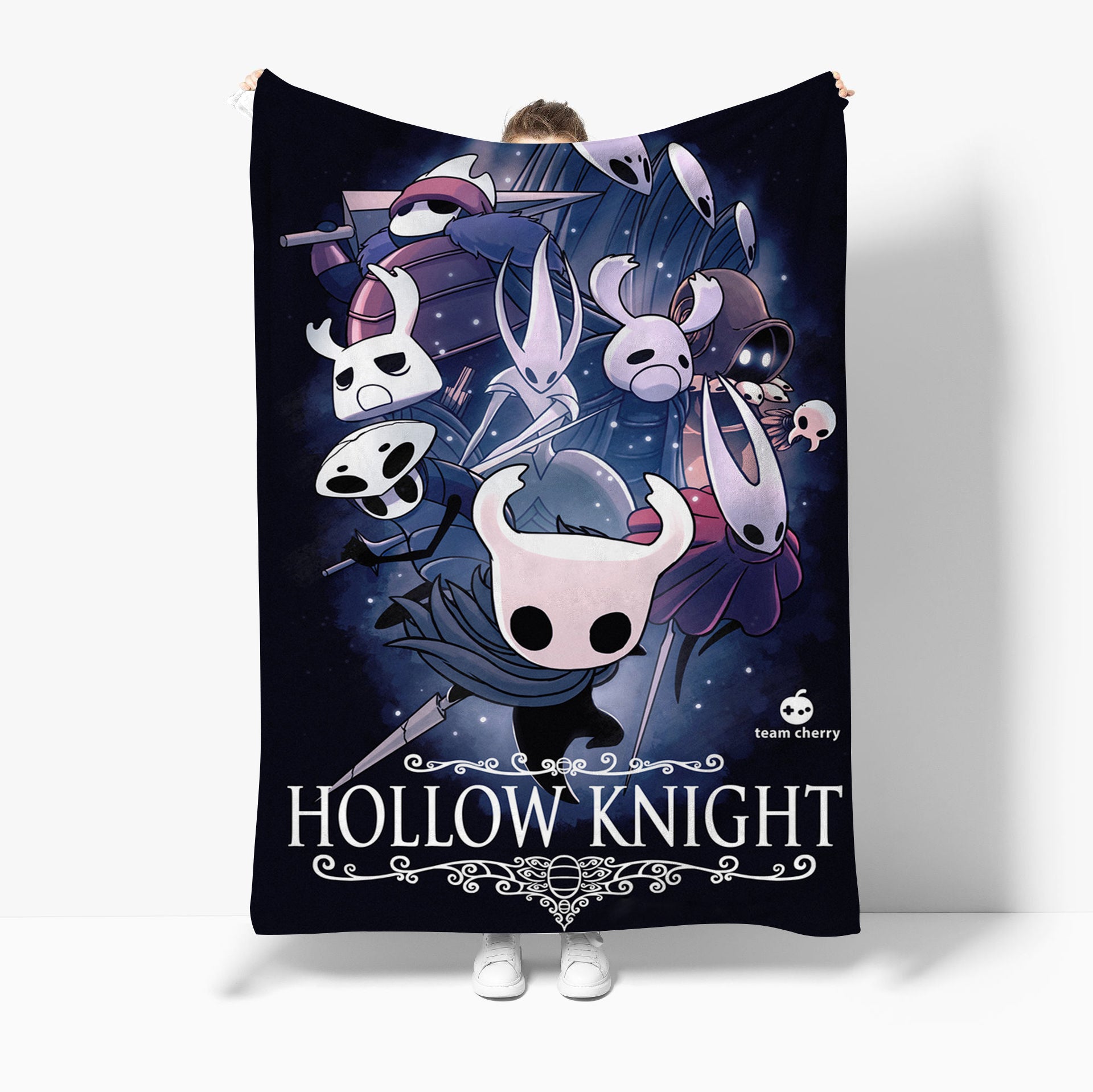 The Hollow Knight #1 3D Printed Plush Blanket Flannel Fleece Throw Warm Gift for Kids Adults Home Office