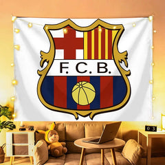 2025 New Barcelona Football Club Wall Decor Hanging Tapestry Home Bedroom Living Room Decoration Wall Decor