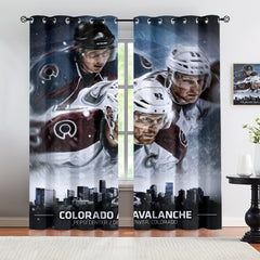 Cale Makar Blackout Curtains Drapes for Window Treatment Set